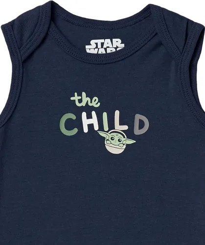 Vista 7 de Tienda Essentials Disney Star Wars - Body unisex sin mangas para bebés, paquete de 6