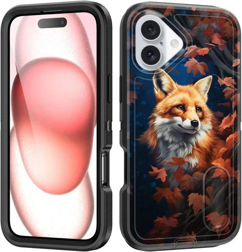 Vista 28 de Funda para iPhone Air con soporte integrado, a prueba de golpes, polvo y caídas, 3 capas, grado militar, funda protectora para iPhone Air de 6.5