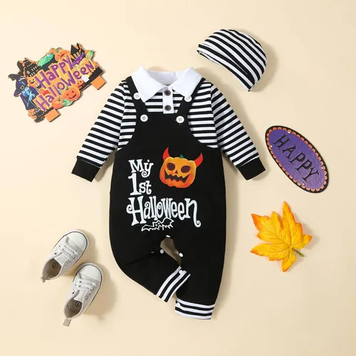 Vista 4 de Gakizon Trajes de Halloween para bebé, disfraces divertidos de Halloween, ropa de Halloween para bebés