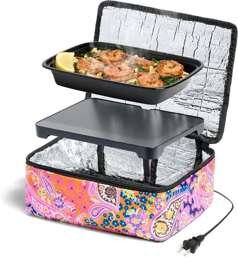 Vista 16 de HOTLOGIC Mini lonchera térmica - Calentador eléctrico portátil de alimentos para hombres y mujeres - Ideal para el trabajo, la oficina