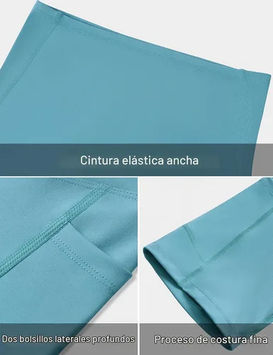 Vista 6 de POSHDIVAH Pantalones cortos de maternidad para mujer de 5 pulgadas 2 piezas negro
