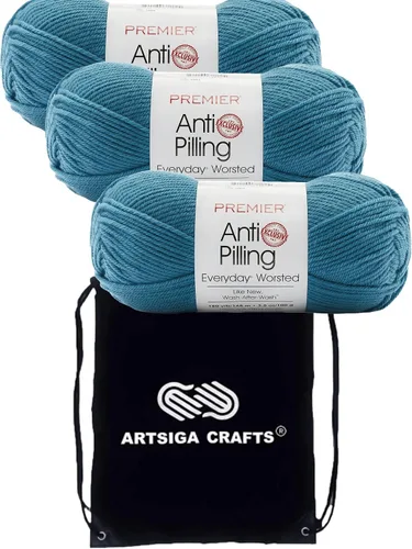 Vista 55 de Premier Yarns Antibolitas para todos los días Blancanieves 100-1 Dn100-1-Snow-White