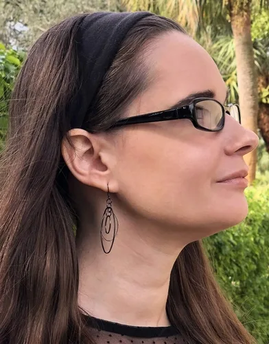 Vista 3 de Calabria 8034 - Lentes de lectura de diseñador para mujer, con bisagra de resorte, lectores de potencia individuales, sin distorsiones, ligeros