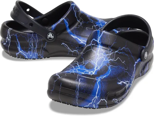 Vista 6 de Crocs Unisex Adult Bistro Graphic Clogs, Slip Resistant Work Shoes