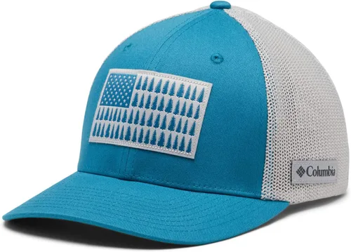 Vista 32 de Columbia Bola de malla unisex con bandera de árbol Verde oliva/azul marino universitario