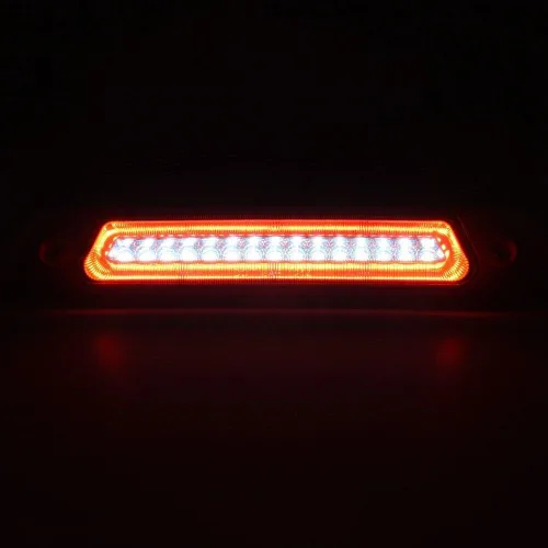 Vista 3 de GRAND ORANGE Tercera luz de freno LED compatible con Ford F150 2009-2014 Luz de freno trasero de montaje alto, lámpara de carga, carcasa cromada