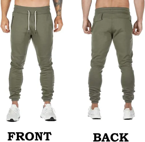 Vista 7 de AOTORR Pantalones deportivos de entrenamiento para hombre, pantalones deportivos para correr, pantalones deportivos casuales con bolsillos