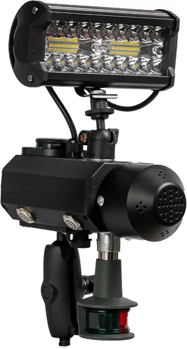 Vista 6 de EarlyBird KAYAK (PaddleBird) Full + NAV 1" RAM LED 120W/12,000 lúmenes USCG 2nm Bow Nav Puerto USB remoto llavero para LED/cuerno Nueva aplicación
