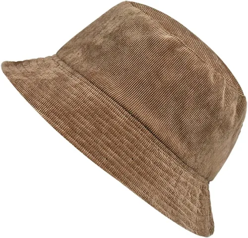Vista 11 de Sombrero de pescador reversible de pana, unisex, de algodón, lona de sarga de algodón, sombrero de pesca solar 1#negro (reversible-negro)