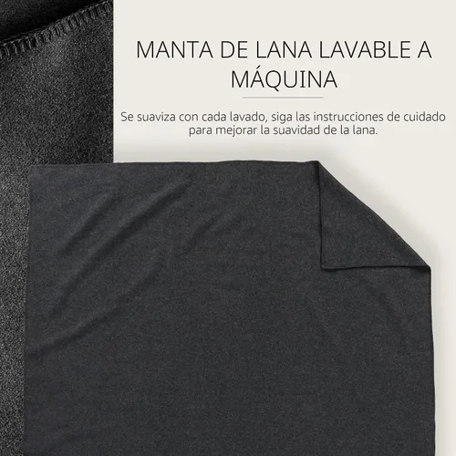Vista 8 de Pendleton Eco-Wise - Manta 100% lana, de origen responsable, calidad reliquia Manta lavable para todas las estaciones, tamaño King de 108 x 96
