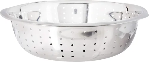 Vista 16 de Winco Colador Chino con agujeros de 2.5 mm, 11 pulgadas, acero inoxidable, mediano