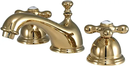 Vista 12 de Kingston Brass KS3967AX - Grifo de baño extendido de 8 pulgadas, latón cepillado