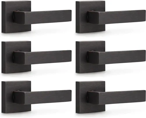 Vista 182 de KNOBWELL - Juego de cerradura con 1 picaporte resistente para puertas de una cara, ideal para puertas interiores reversibles, 0.93 libras