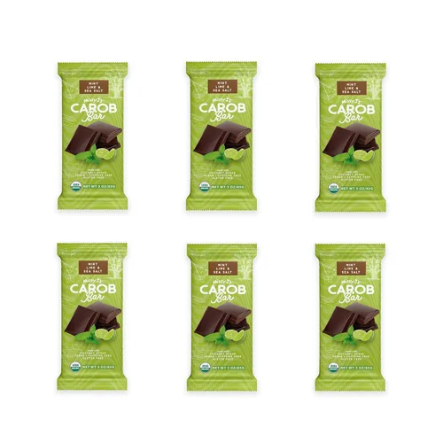 Vista 10 de Missy J's Barras orgánicas de coco y almendra, paquete de 2, algarroba hecha con azúcar de coco, veganas y sin gluten, sustituto saludable sin