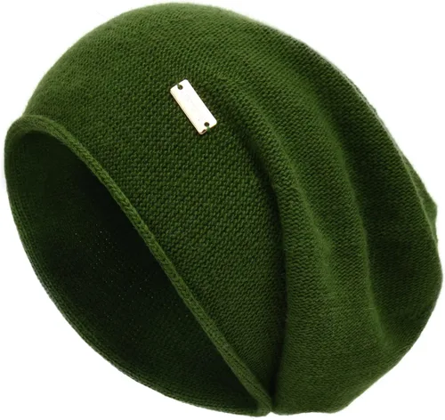 Vista 15 de jaxmonoy Slouchy Knit Beanie Hat for Women Winter Soft Warm Ladies Laightweight Slouch Knitted Skull Beanies Cap Verde aguacate