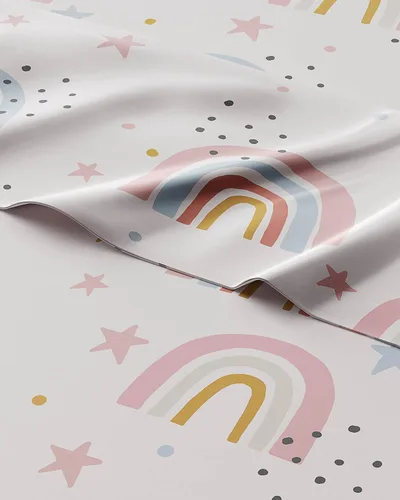 Vista 28 de Sábanas de princesa tamaño Twin para niños, juego de sábanas de princesa de 3 piezas para niños, ropa de cama con temática de castillo, ultrasuave