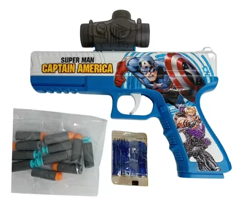 PISTOLA LANZA DARDOS E HIDROGEL SUPER HE ESTILOS de Universo Loal