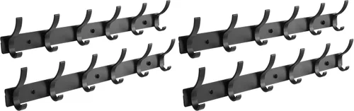 Vista 13 de Optish Perchero de Pared para Montar, Gancho para Abrigos de Montaje en Pared, Ganchos de Pared para Colgar, Perchero para Sombreros para Paredes