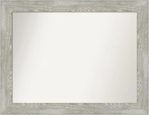 Vista 103 de Amanti Art Espejo personalizado, espejo de baño Alexandria Greywash, espejo de pared o espejo de tocador de baño sobre el fregadero