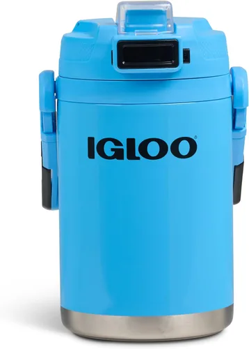 Vista 10 de Igloo Rival Fusion - Botella deportiva de acero inoxidable de 54 onzas, jarra de agua aislada, color negro