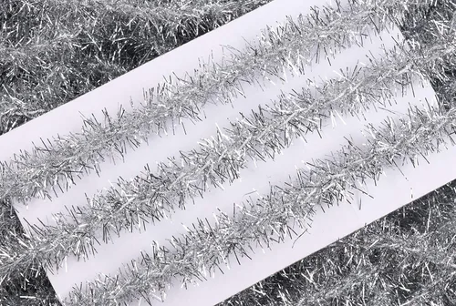 Vista 8 de YYCRAFT Cinta metálica delgada de oropel de Navidad (3/4 pulgadas x 20 yardas, negro)