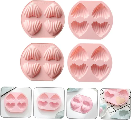 Vista 7 de Artibetter Molde de amor para tartas de boda, mini cacerola para magdalenas, molde de silicona con corazón, molde de silicona para chocolate, molde