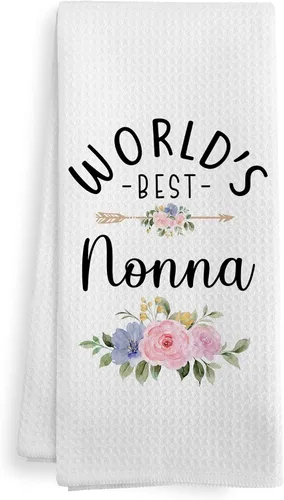 Vista 19 de World's Best Babcia - Toallas de mano para cocina, regalos para abuela de nietos, nietos, día de la madre, Navidad, cumpleaños, toalla de cocina