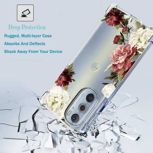 Vista 7 de Funda de teléfono para Motorola Edge Plus 2022/Motorola Edge 30 Pro/Moto Edge X30 XT2201, funda protectora delgada a prueba de golpes
