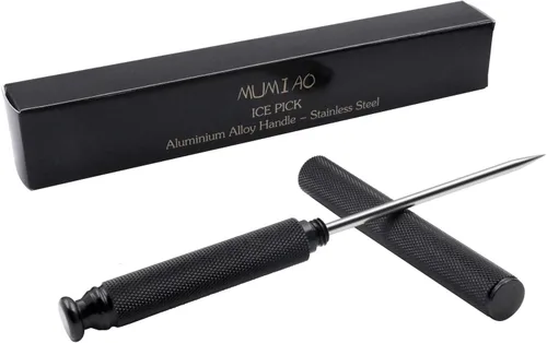 Vista 7 de Púas de hielo con mango de aleación de aluminio, cuchillo de acero inoxidable con cubierta de seguridad, herramienta de cocina para restaurante