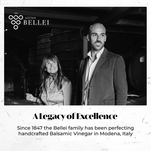 Vista 8 de Acetaia Bellei Vinagre Balsámico Blanco – Condimento de Vinagre Gourmet Italiano, Sabor Dulce y Afrutado, mosto de uva cocido y vinagre de vino