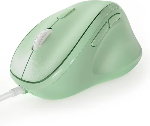 Vista 17 de Ratón inalámbrico Bluetooth ergonómico vertical para computadora portátil, MacBook, iPad, tableta, recargable, silencioso, clic, USB, túnel Negro