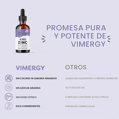 Vista 4 de Vimergy Zinc para niños (1.9 fl oz) y niños B12 (1.9 fl oz) - Kits