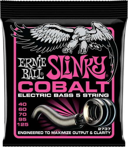 Vista 8 de Ernie Ball Slinky Cobalt - Cuerdas para bajo eléctrico de 6 cuerdas, calibre 32-130 6-String (32-130)