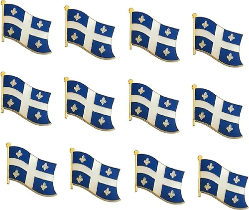 Vista 14 de Pines de solapa de bandera canadiense de provincia y territorio, corbata esmaltada y insignias de alfiler para todas las provincias y territorios