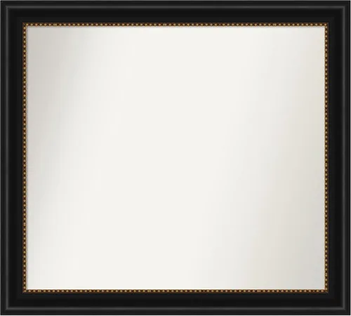 Vista 341 de Amanti Art Espejo personalizado, gran espejo de baño estrecho, espejo de pared o espejo de tocador de baño sobre el fregadero (24 x 24 pulgadas)