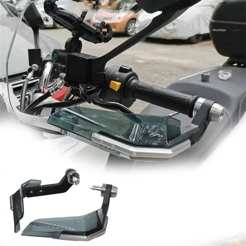 Vista 5 de Para Benelli TRK 502X TRK 502 X Leoncino 500 BJ500 BJ500 Protector de mano Protector de parabrisas (color negro)