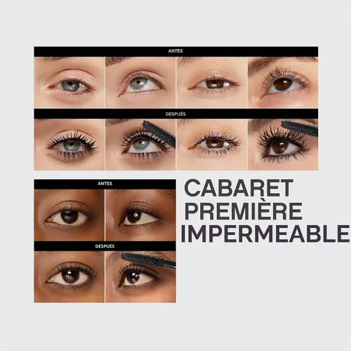 Vista 4 de Vivienne Sabó Cabaret Première - Máscara de volumen artístico, sin grumos, sin crueldad, 0.3 onzas líquidas