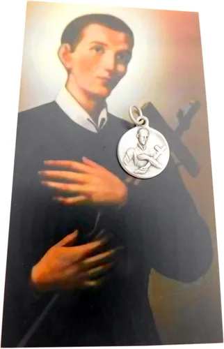 Vista 3 de Westmon Works San Gerard Medalla Mini Charm Set con Oración Patrona para Embarazo Cartera Tamaño Tarjeta Santa, Metal, No es una piedra preciosa