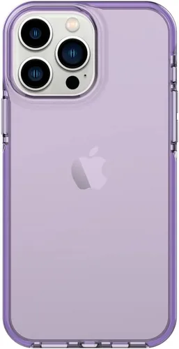 Vista 6 de ArtsEvo Diseño transparente a prueba de golpes para iPhone 14 Pro, protección certificada contra caídas de 6.6 pies, bordes elevados que protegen