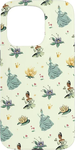 Vista 14 de iPhone 16 Disney Princess Tiana La Princesa y la Rana Print Case