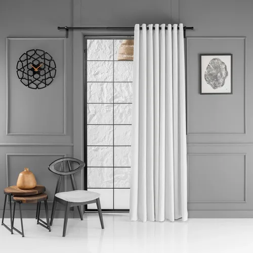Vista 37 de Cortinas de lino sintético, 2 paneles de 50 pulgadas de ancho (tamaño personalizado, para pedidos personalizados), 17 opciones