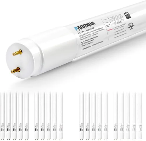 Vista 8 de Tubo de luz LED T8, 4 pies, 18 W, cubierta esmerilada, tipo A+B, Plug and Play