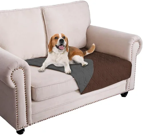 Vista 73 de Ameritex Manta Impermeable Reversible Cubierta para Cama de Perro Manta para Mascotas para Muebles Cama Sofá Sillón