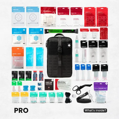 Vista 2 de My Medic MYFAK - Kit médico grande (PRO) – Esenciales de supervivencia de primeros auxilios de emergencia y suministros para bolsa de viaje