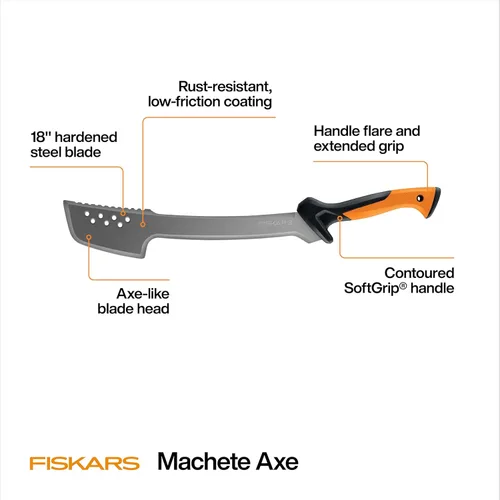 Vista 3 de Fiskars, hacha tipo machete, 29 pulgadas