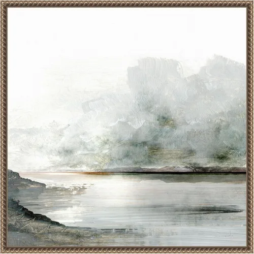 Vista 15 de Amanti Art Lienzo enmarcado para pared, 16 x 16 Ebb por Dan Hobday, lienzo enmarcado para pared, obras de arte de paisajes, decoración tradicional