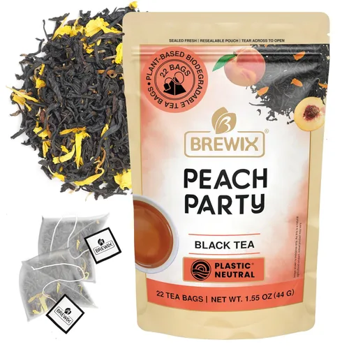 Vista 55 de BREWIX, Bedtime Blossom - Té suelto de hierbas (más de 50 tazas) sin cafeína y totalmente natural Mezcla relajante floral nocturna Rooibos