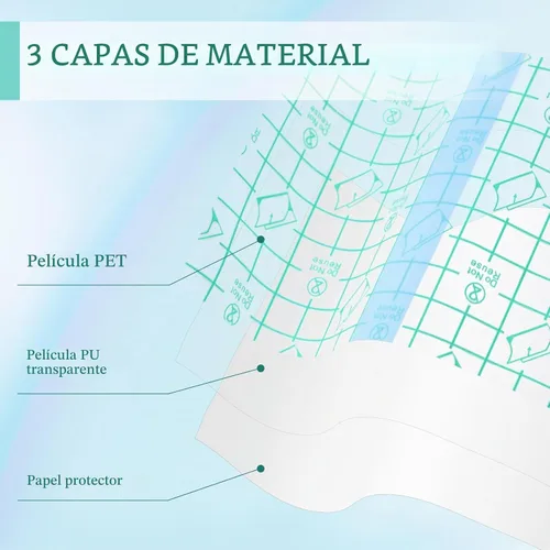 Vista 5 de Geiserailie - 150 vendajes adhesivos transparentes impermeables