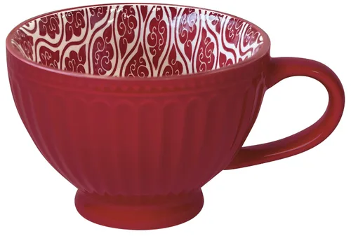 Vista 7 de Now Designs Taza de café con leche texturizada de 14 onzas, negra