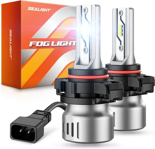 Vista 12 de SEALIGHT Bombilla LED antiniebla H3, actualización de 14000LM, 600% súper brillante, tamaño mini 1:1, Plug-n-Play, rendimiento súper de disipación